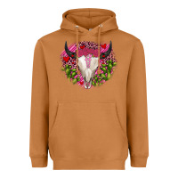 Meerkat bull skull cactus valentines Heavyweight Hoodie - JahusDesignShop