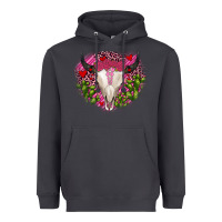 Smoke bull skull cactus valentines Heavyweight Hoodie - JahusDesignShop