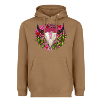 Toasted Coconut bull skull cactus valentines Heavyweight Hoodie - JahusDesignShop