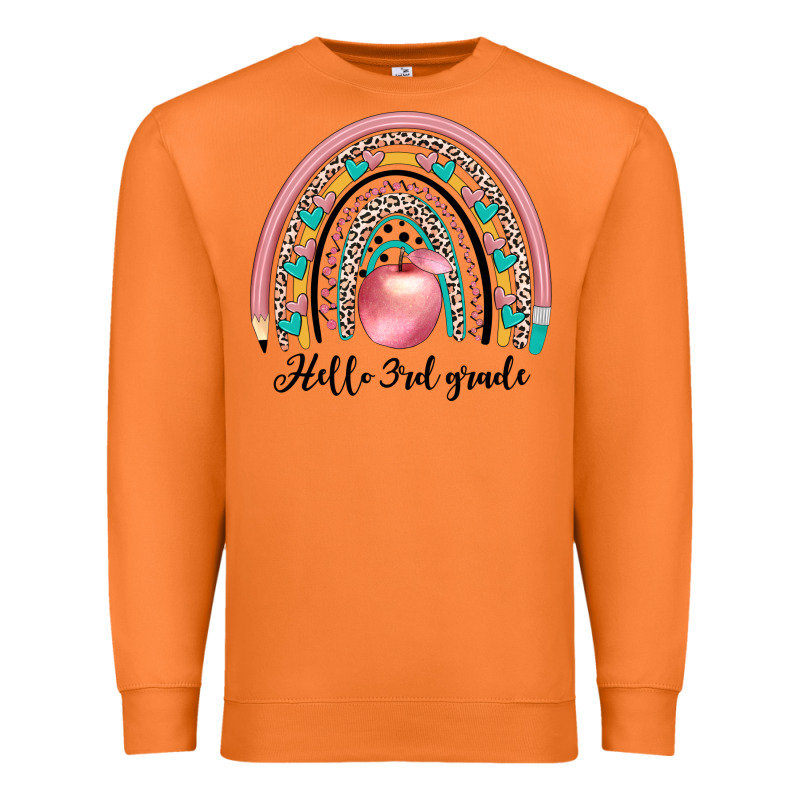 Hello 3rd Grade Premium Sweatshirt by JahusDesignShop | Teevron