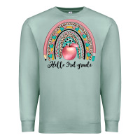 Seafoam hello 3rd grade Premium Sweatshirt - JahusDesignShop