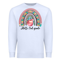 White hello 3rd grade Premium Sweatshirt - JahusDesignShop