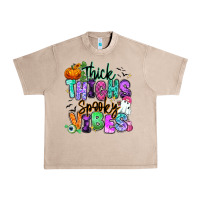 French Oak Thick thighs spooky vibes Urban Heavy Tee - RanaPortraitStore