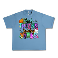Pebble Blue Thick thighs spooky vibes Urban Heavy Tee - RanaPortraitStore