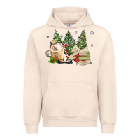Sandshell christmas coffee and book Urban Hoodie - MaliasSmallBusiness