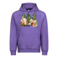 Tulip christmas coffee and book Urban Hoodie - MaliasSmallBusiness