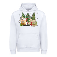 White christmas coffee and book Urban Hoodie - MaliasSmallBusiness