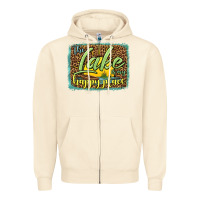 Sandshell the lake is my happy place Zipper Hoodie - HRA Design Shop