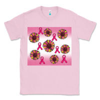 Bubblegum Pink breast cancer awareness sunflower Classic Tee - RanaPortraitStore
