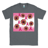 Charcoal Heather breast cancer awareness sunflower Classic Tee - RanaPortraitStore