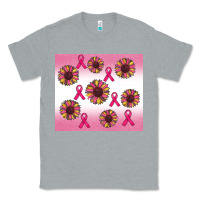 Heather Grey breast cancer awareness sunflower Classic Tee - RanaPortraitStore