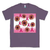 Lavender breast cancer awareness sunflower Classic Tee - RanaPortraitStore