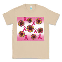 Mushroom breast cancer awareness sunflower Classic Tee - RanaPortraitStore