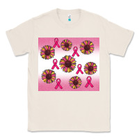 Natural breast cancer awareness sunflower Classic Tee - RanaPortraitStore