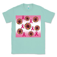 Seafoam breast cancer awareness sunflower Classic Tee - RanaPortraitStore