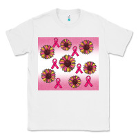 White breast cancer awareness sunflower Classic Tee - RanaPortraitStore