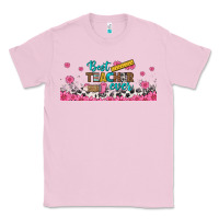 Bubblegum Pink best teacher ever libbey glass Classic Tee - BundleAndBundleShop