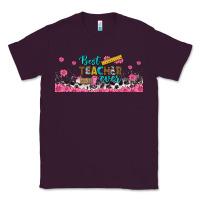 Plum best teacher ever libbey glass Classic Tee - BundleAndBundleShop