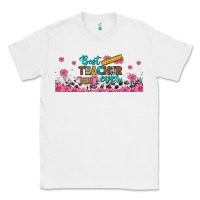 White best teacher ever libbey glass Classic Tee - BundleAndBundleShop
