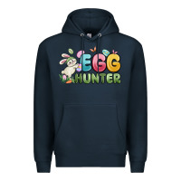 Navy egg hunter Premium Hoodie - MaliasSmallBusiness