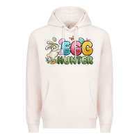 Pale Pink egg hunter Premium Hoodie - MaliasSmallBusiness