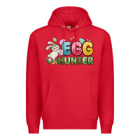 Red egg hunter Premium Hoodie - MaliasSmallBusiness