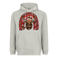 Moon Dust valentines highland cow rainbow Heavyweight Hoodie - JahusDesignShop