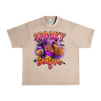 Spooky Season Sneaker And Heel Afro Woman Urban Heavy Tee | Teevron