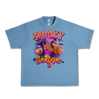 Pebble Blue Spooky season sneaker and heel afro woman Urban Heavy Tee - RanaPortraitStore