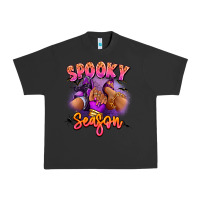 Pigment Black Spooky season sneaker and heel afro woman Urban Heavy Tee - RanaPortraitStore