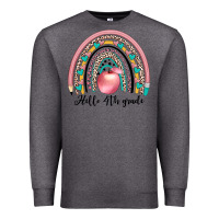 Charcoal Heather hello 4th grade Premium Sweatshirt - JahusDesignShop