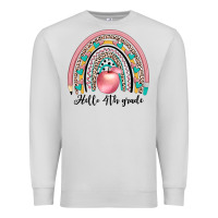 Dove Grey hello 4th grade Premium Sweatshirt - JahusDesignShop