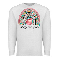 Oatmeal Heather hello 4th grade Premium Sweatshirt - JahusDesignShop