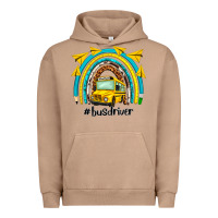 Pigment Burro bus driver rainbow Urban Hoodie - NancyCooperArtShop