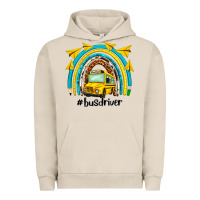 Pigment French Oak bus driver rainbow Urban Hoodie - NancyCooperArtShop