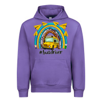 Tulip bus driver rainbow Urban Hoodie - NancyCooperArtShop