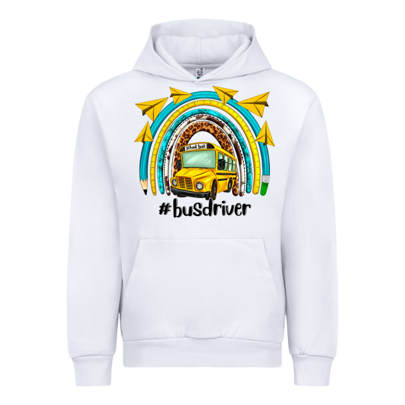 Bus Driver Rainbow Urban Hoodie by NancyCooperArtShop | Teevron