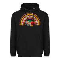 Black back to school rainbow Heavyweight Hoodie - AdoDesignShop
