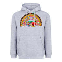 Heather Grey back to school rainbow Heavyweight Hoodie - AdoDesignShop