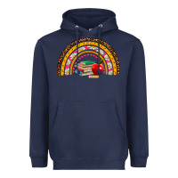 Navy back to school rainbow Heavyweight Hoodie - AdoDesignShop