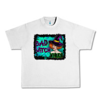 Lunar Rock Halloween Bad Witch Vibes Watercolor Urban Heavy Tee - RanaPortraitStore