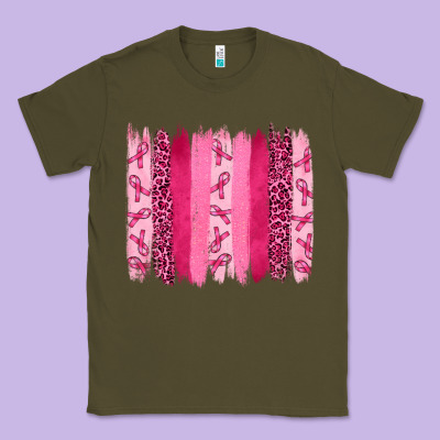 Breast Aweraness Brushstrokes Classic Tee Designed By Ranaportraitstore