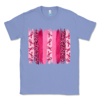 Colony Blue breast aweraness brushstrokes Classic Tee - RanaPortraitStore