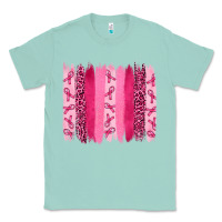 Seafoam breast aweraness brushstrokes Classic Tee - RanaPortraitStore
