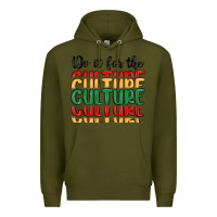 Army Green do it for the culture Premium Hoodie - MaliasSmallBusiness