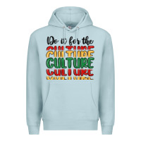 Blue Mist do it for the culture Premium Hoodie - MaliasSmallBusiness