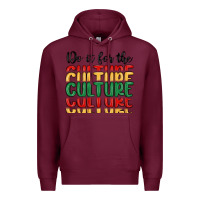 Burgundy do it for the culture Premium Hoodie - MaliasSmallBusiness