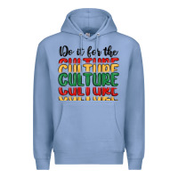 Colony Blue do it for the culture Premium Hoodie - MaliasSmallBusiness