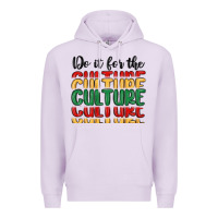 Lilac do it for the culture Premium Hoodie - MaliasSmallBusiness