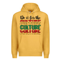Mustard do it for the culture Premium Hoodie - MaliasSmallBusiness